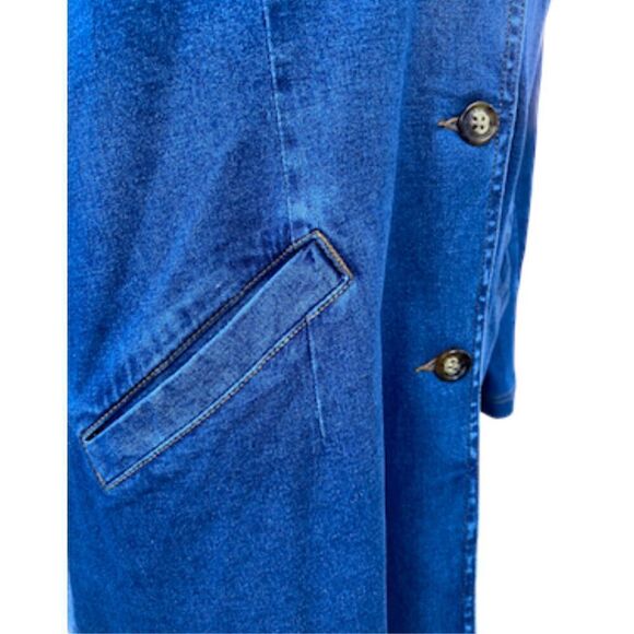 Orvis Women’s Denim Car Coat/Blazer 3 Button Front Sz. 18 - Picture 5 of 13